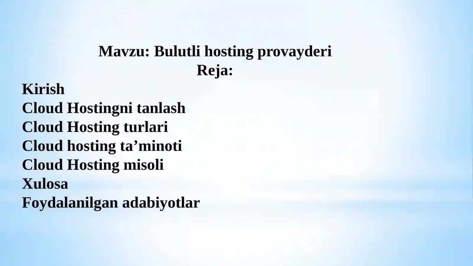 Bulutlihostingprovayderi 2