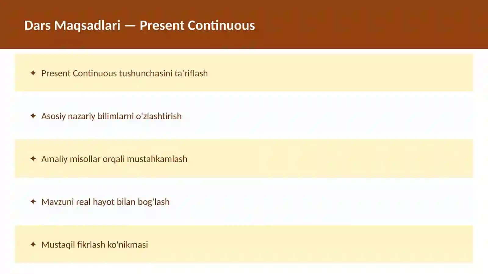 Present Simple 2