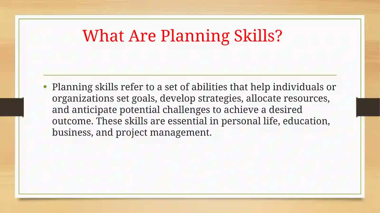 Key Planning Skills and Their Importance 2