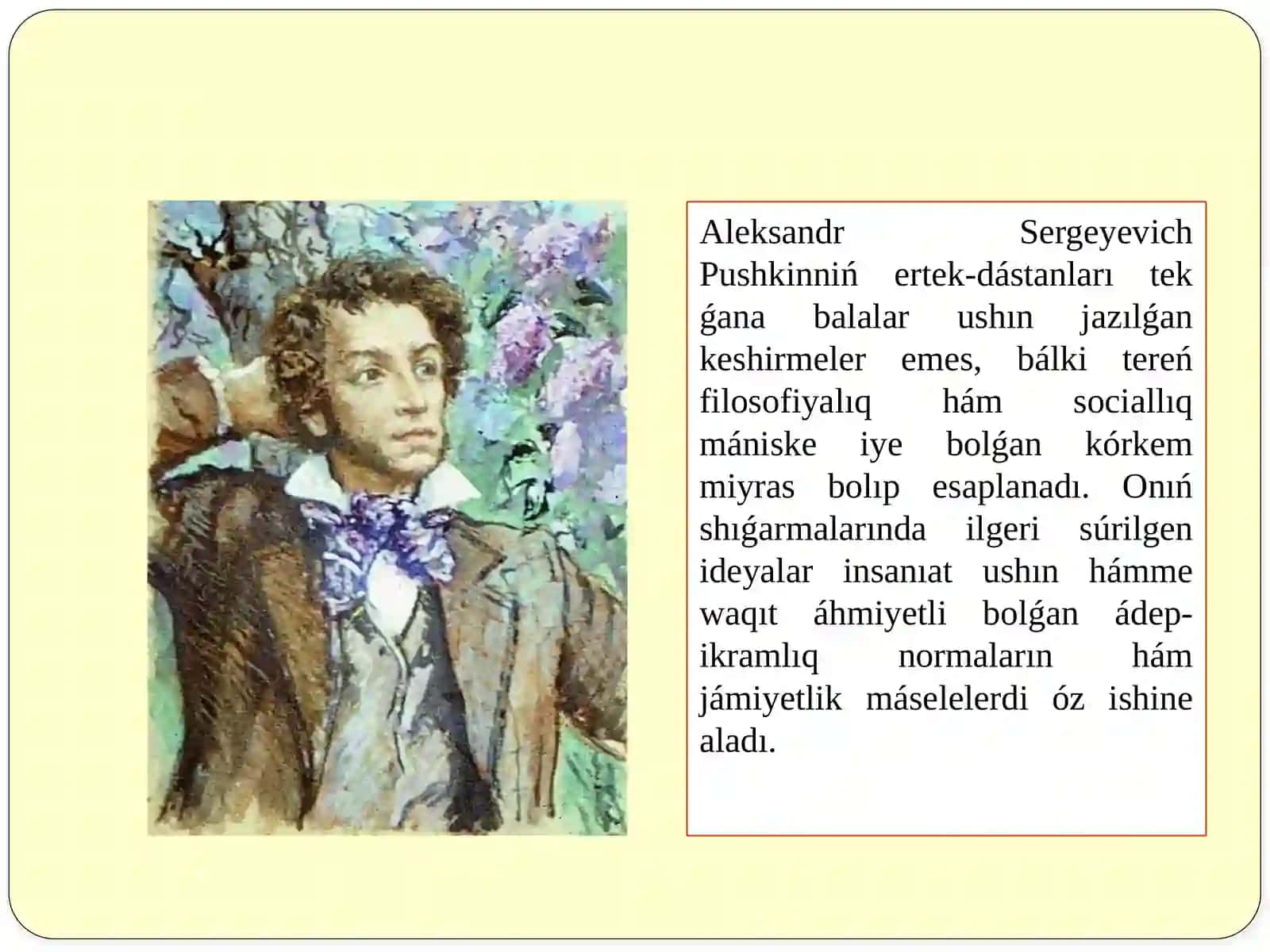 Alekandr Sergeyevich Pushkin 2