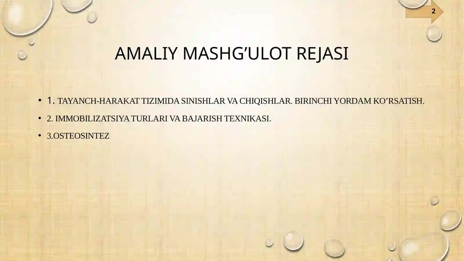 SUYAK TUZILISHI 2