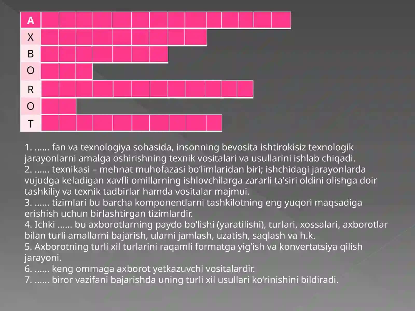 IQTISODIYOTDA AXBOROT-KOMMUNIKATSIONTEXNOLOGIYALAR VA TIZIMLAR FANIGA KIRISH 2
