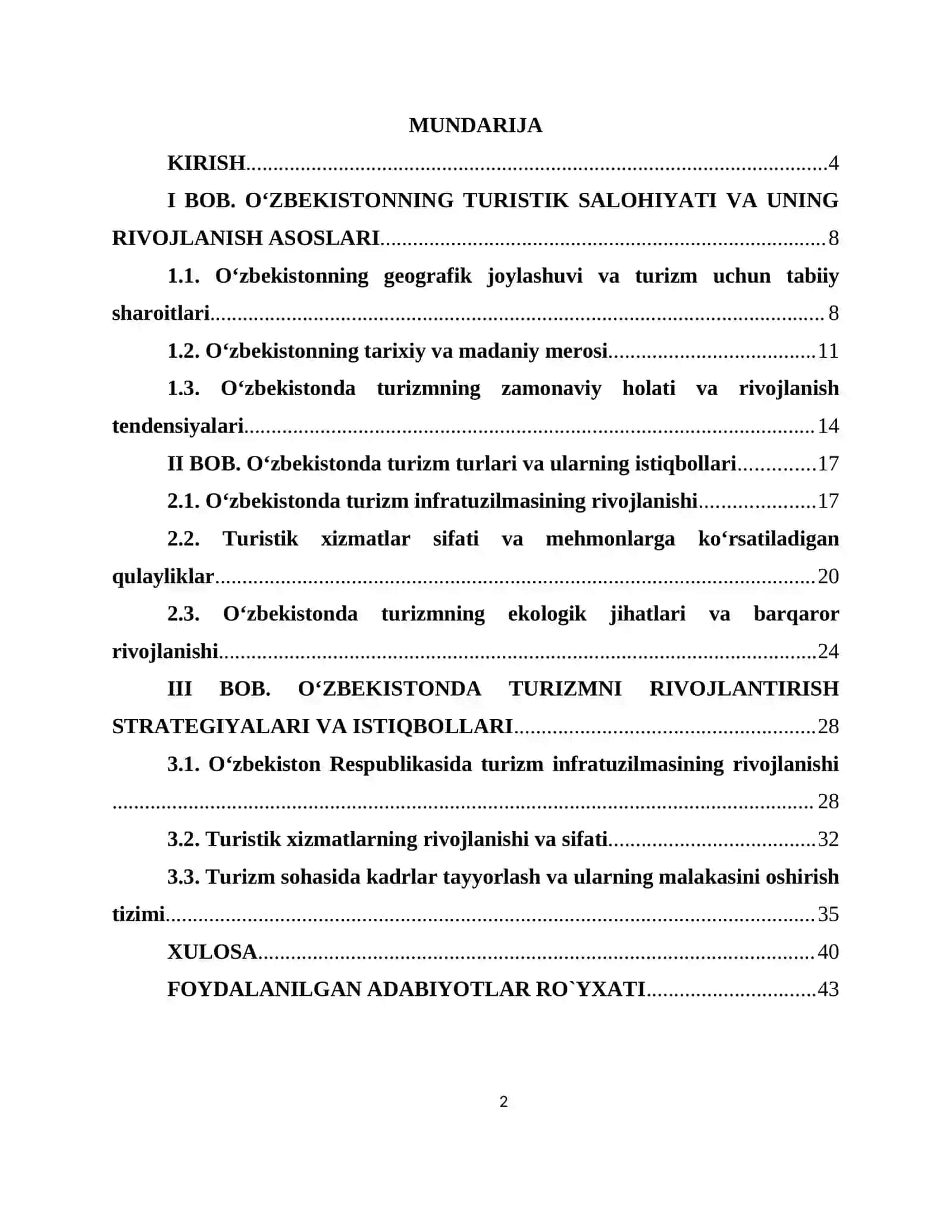 Mavzuning dolzarbligi 2