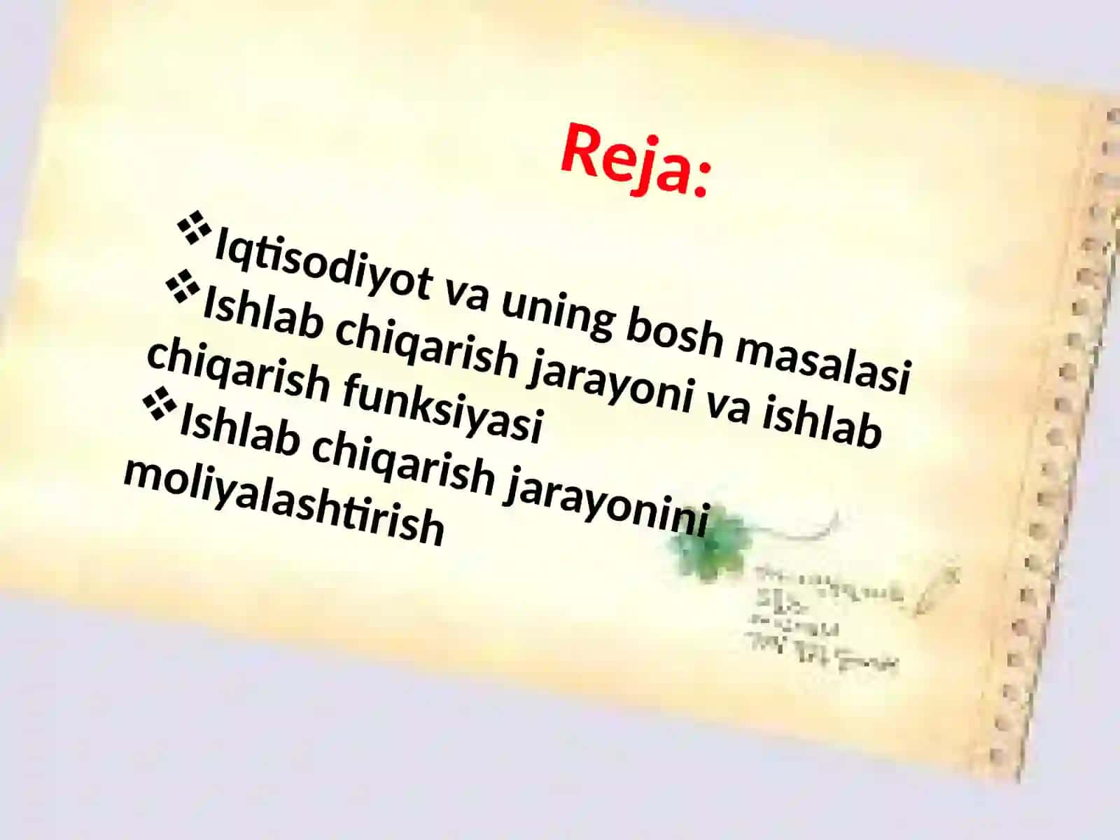 Ishlabchiqarishjarayonivamoliya 2