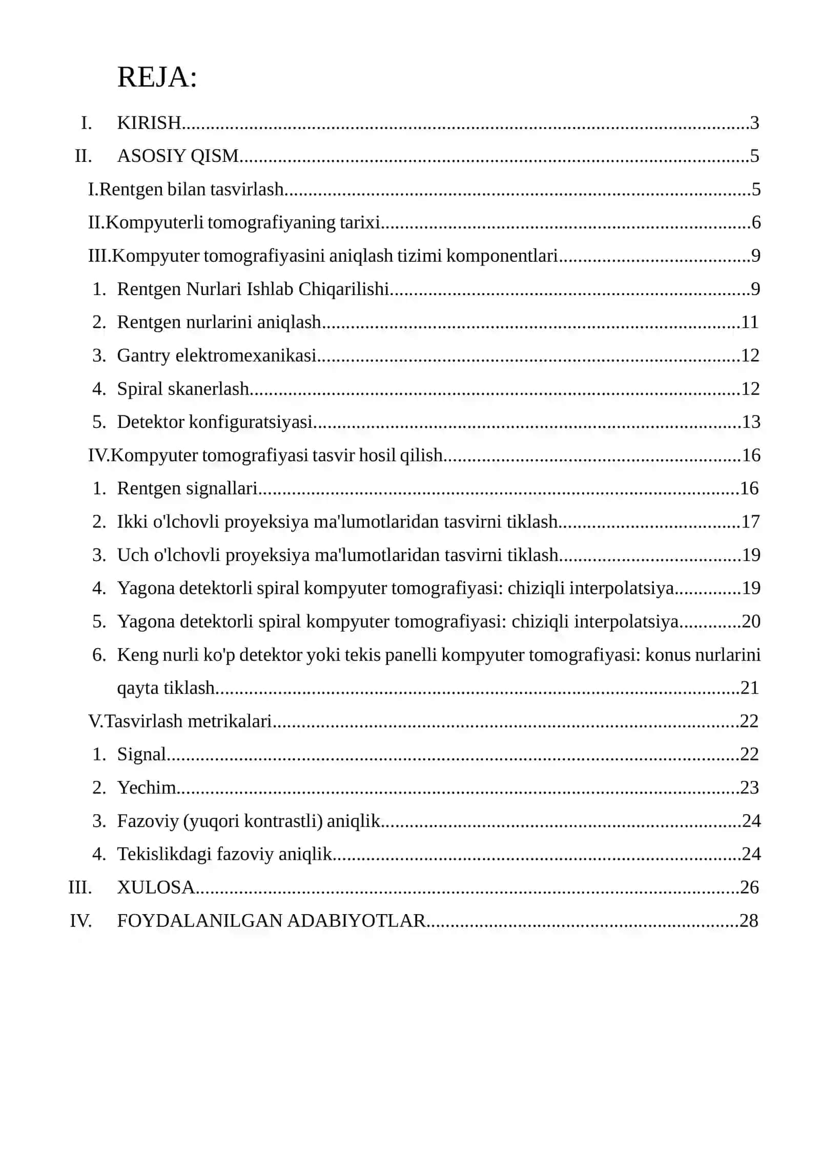 Kompyutyer tomografiyasi va uni ishlashining fizik asoslari 2