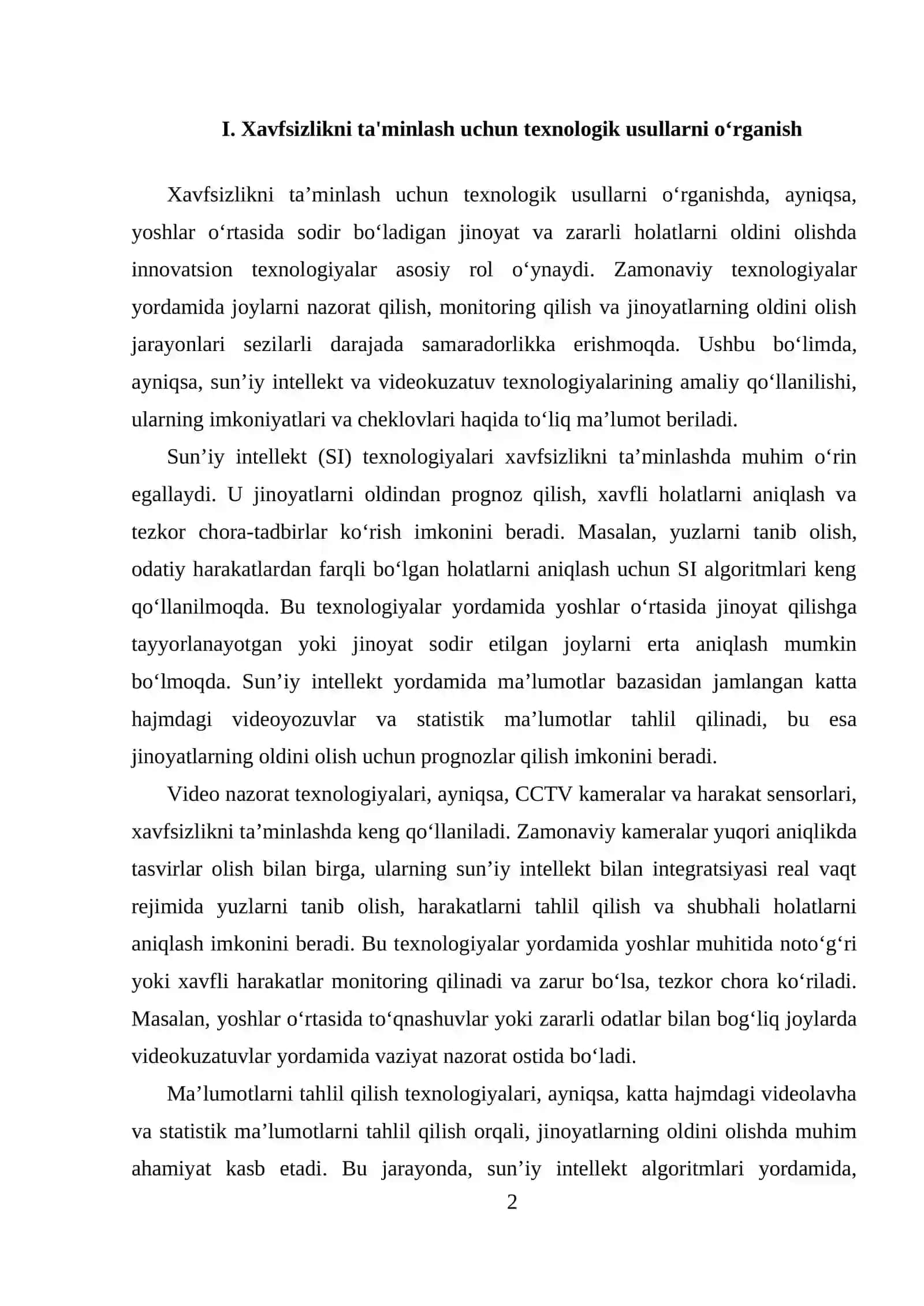 YTH SODIR BO‘LGAN JOYNI KO‘ZDANKECHIRISH METODLARI. 2