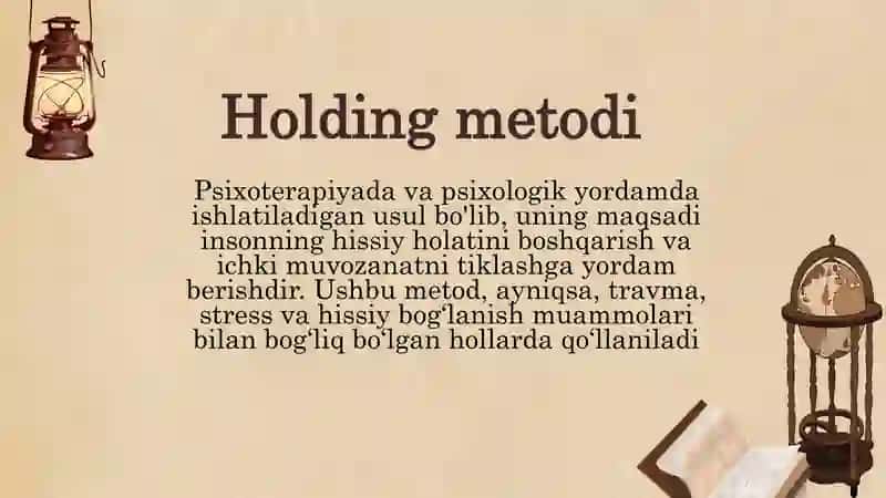 Holding  Metodi 2