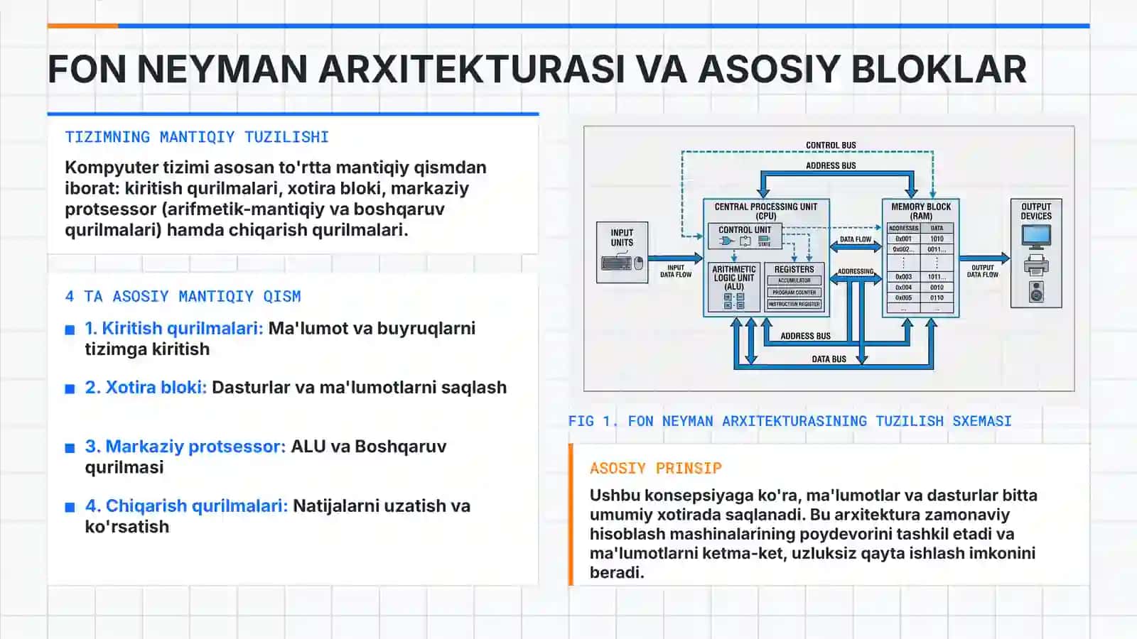 KOMPYUTERNING ASOSIY QURILMALARI 2