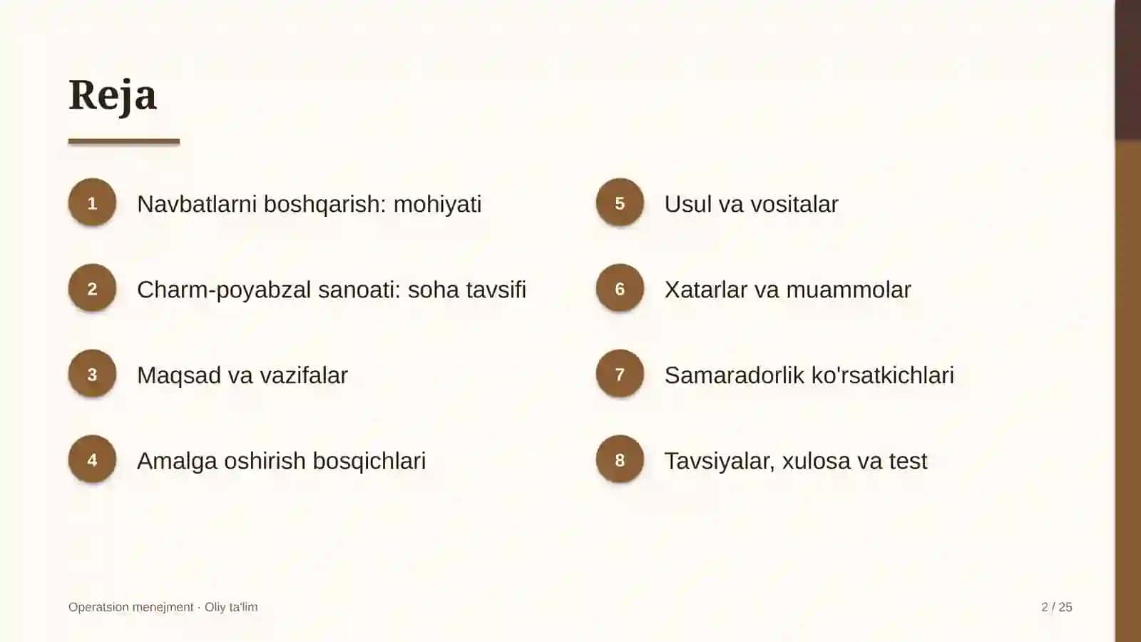 charm poyabzal sanoatida navbatlarni boshqarish 5360 2