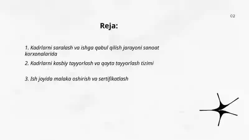 Sanoatda kadrlar va mehnatga haq toʻlash 2