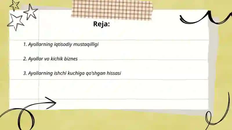Ayollarning iqtisodiy mustaqilligi 2