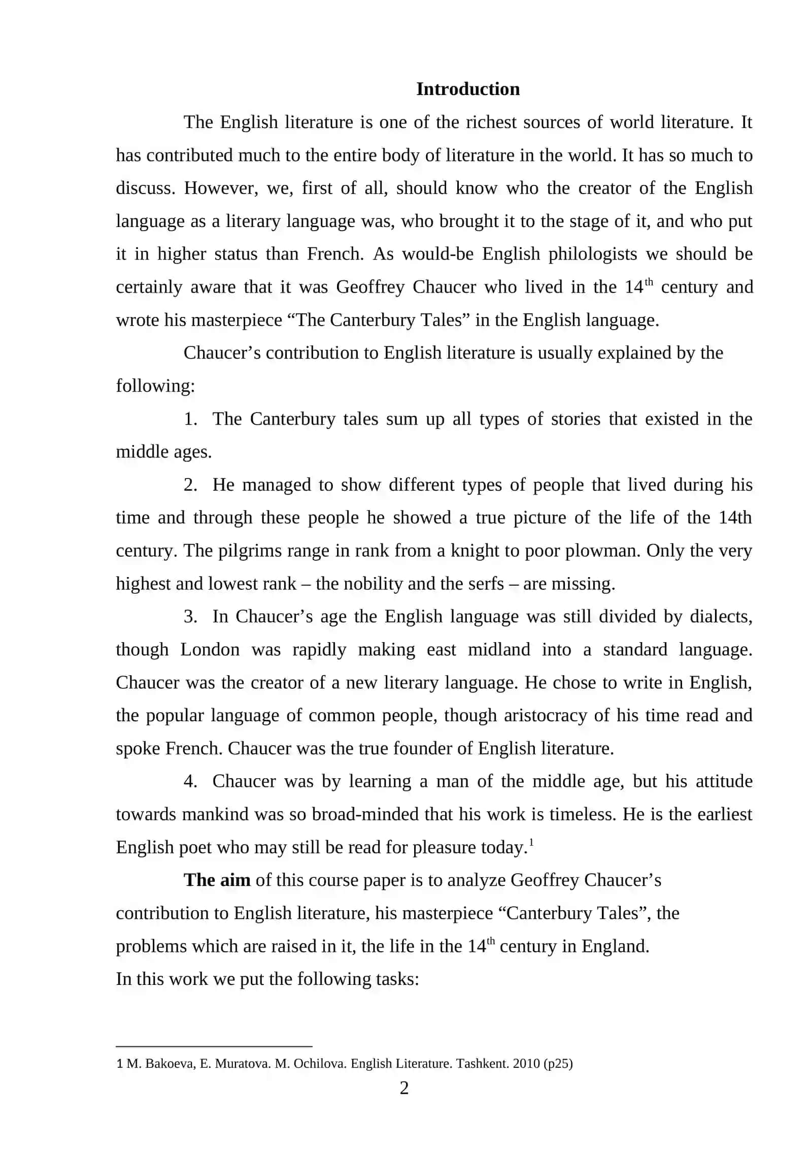English literature in the age of Chaucer 2