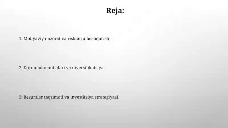 Moliyaviy Hisobot va Ochiqlik 2