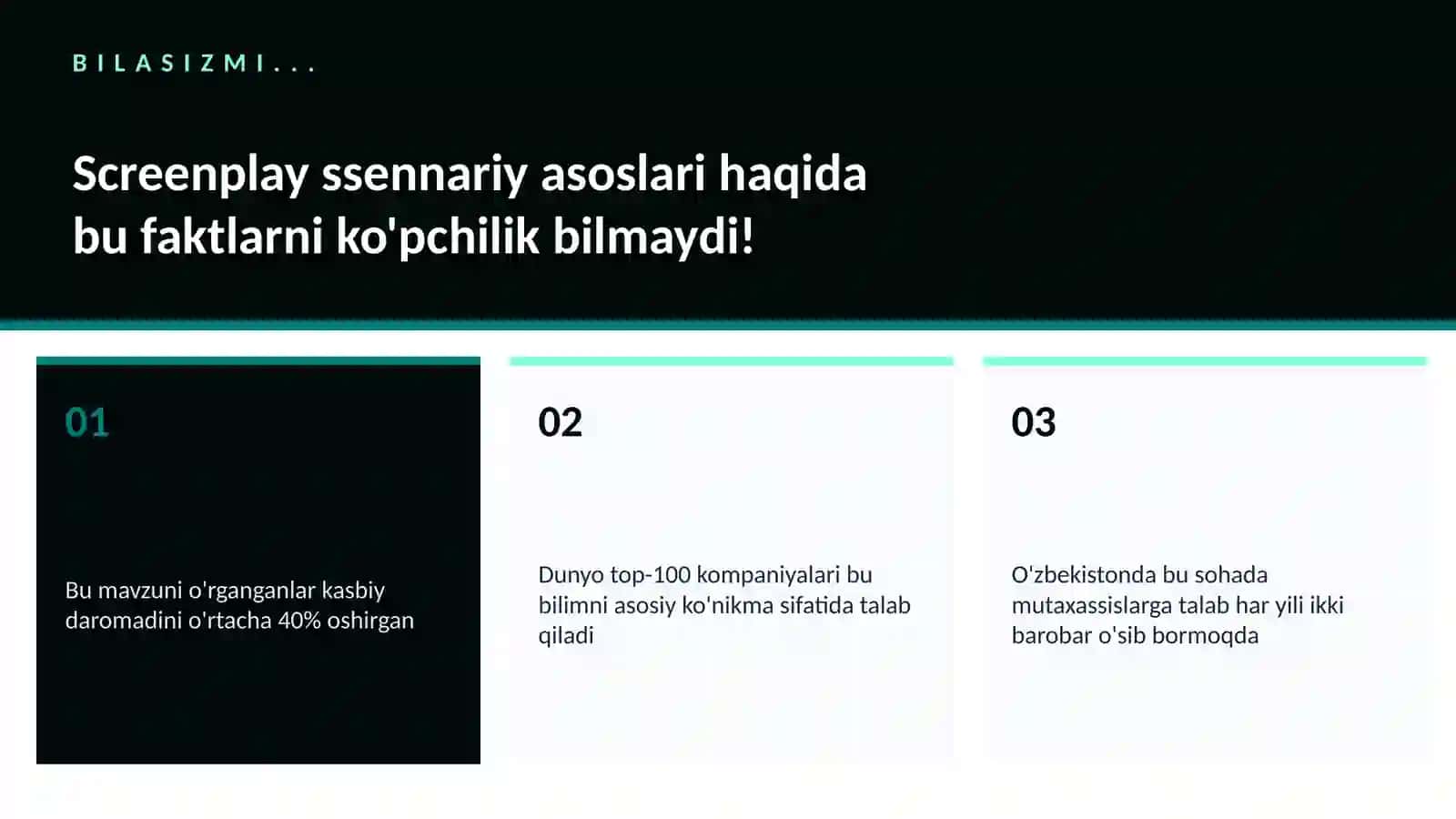 Screenplay ssennariy asoslari 2