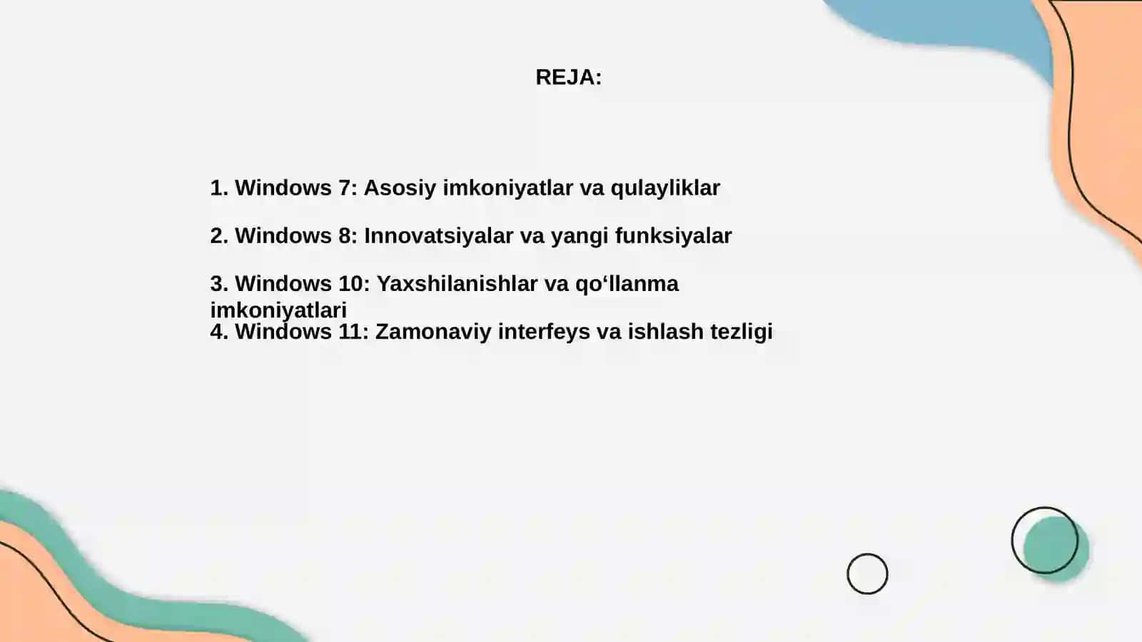 MS Windows 7, 8, 10 2