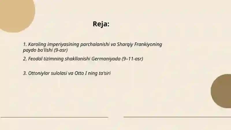 9-11 asrlarda Germaniya 2