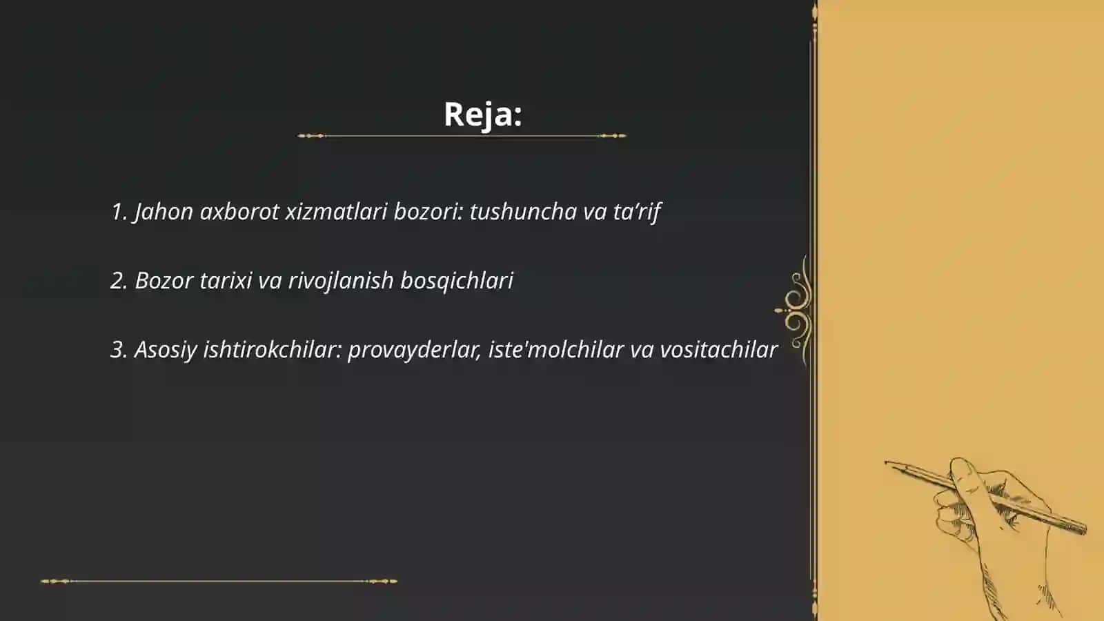 Jahon axborot xizmatlari bozori 2