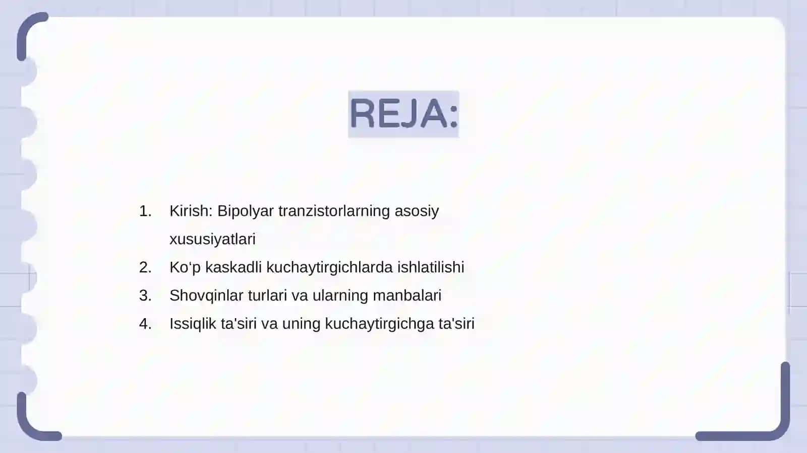 Bipolyar tranzistorlarning kop kaskadli kuchaytrgichlarda shovqin va issiqlik effektlarini chuqur tahlil qilish 2