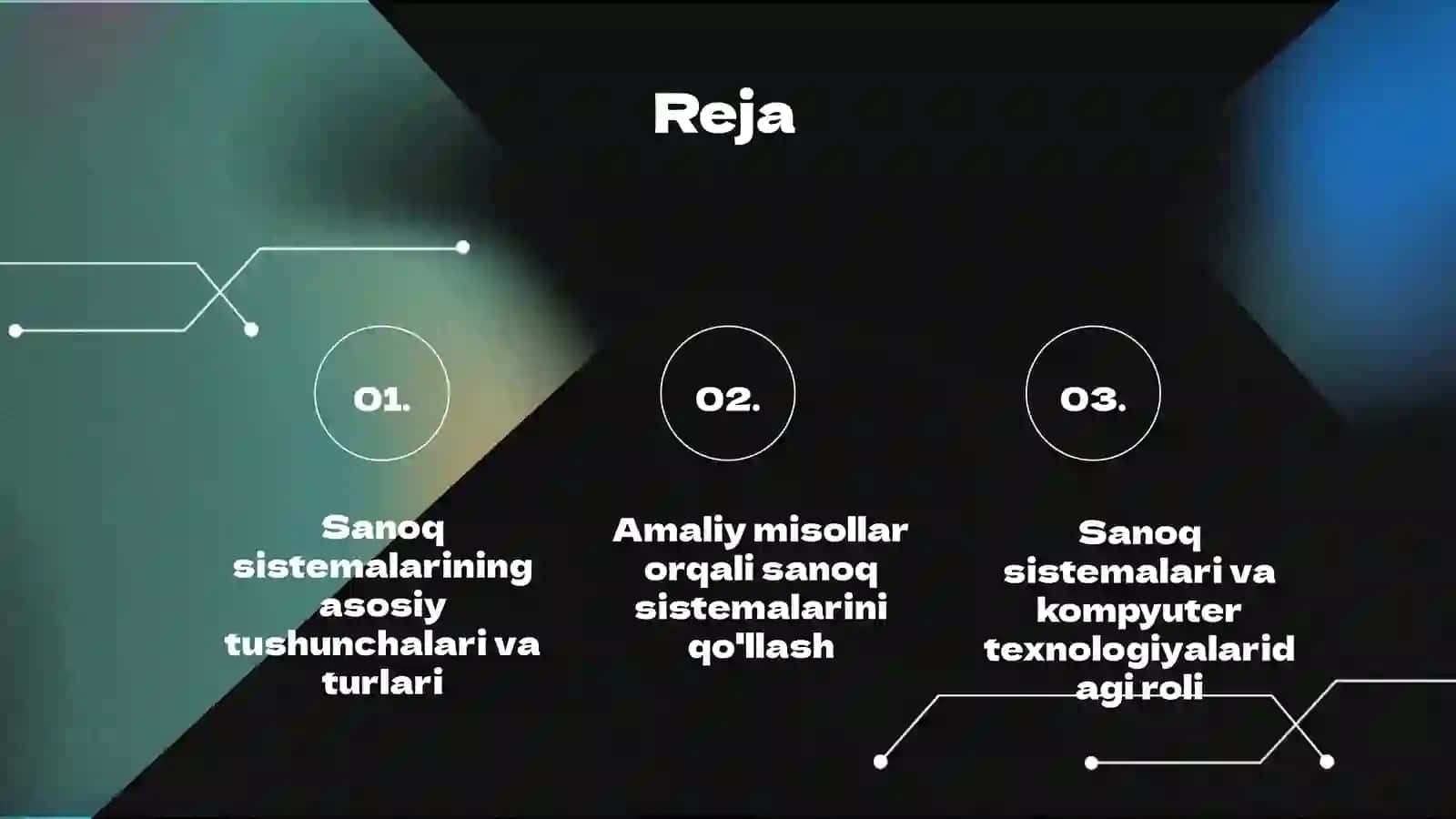 Sanoq sistemalari 2