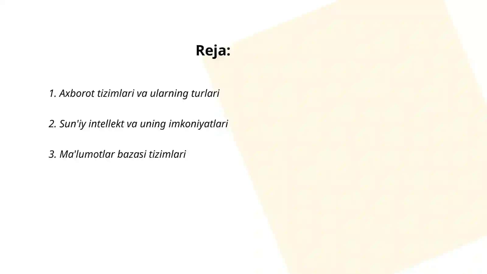 Axborot texnologiyalari 2