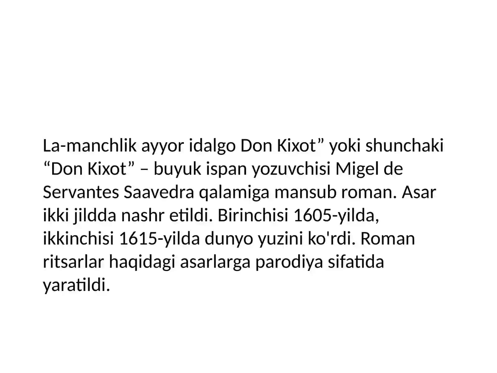 Don Kixot 2