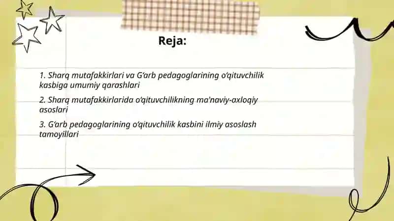 Sharq mutafakkirlari va G‘arb pedagoglari o‘qituvchilik kasbi haqida 2