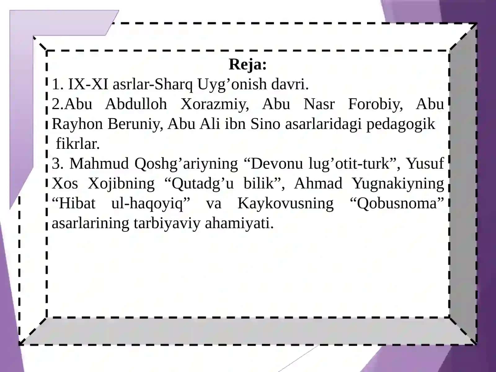 Sharq Uyg‘onish davri pedagogik fikrlar 2