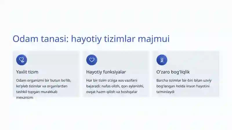 Inson organizmining tuzilishi 2