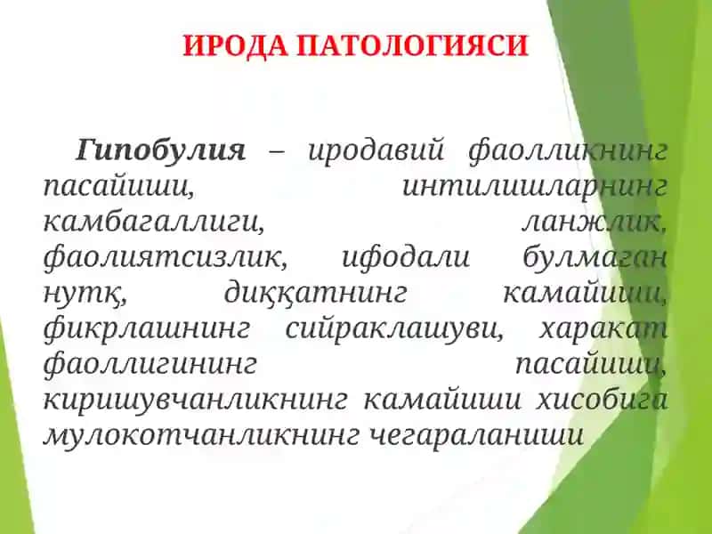 ИРОДА ПАТОЛОГИЯСИ 2