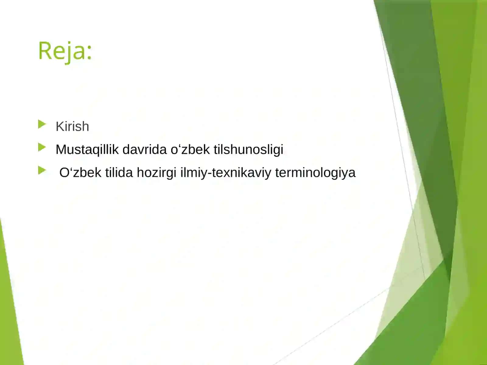 Mustaqillik davri o'zbek terminologiyasi taraqqiyoti 2
