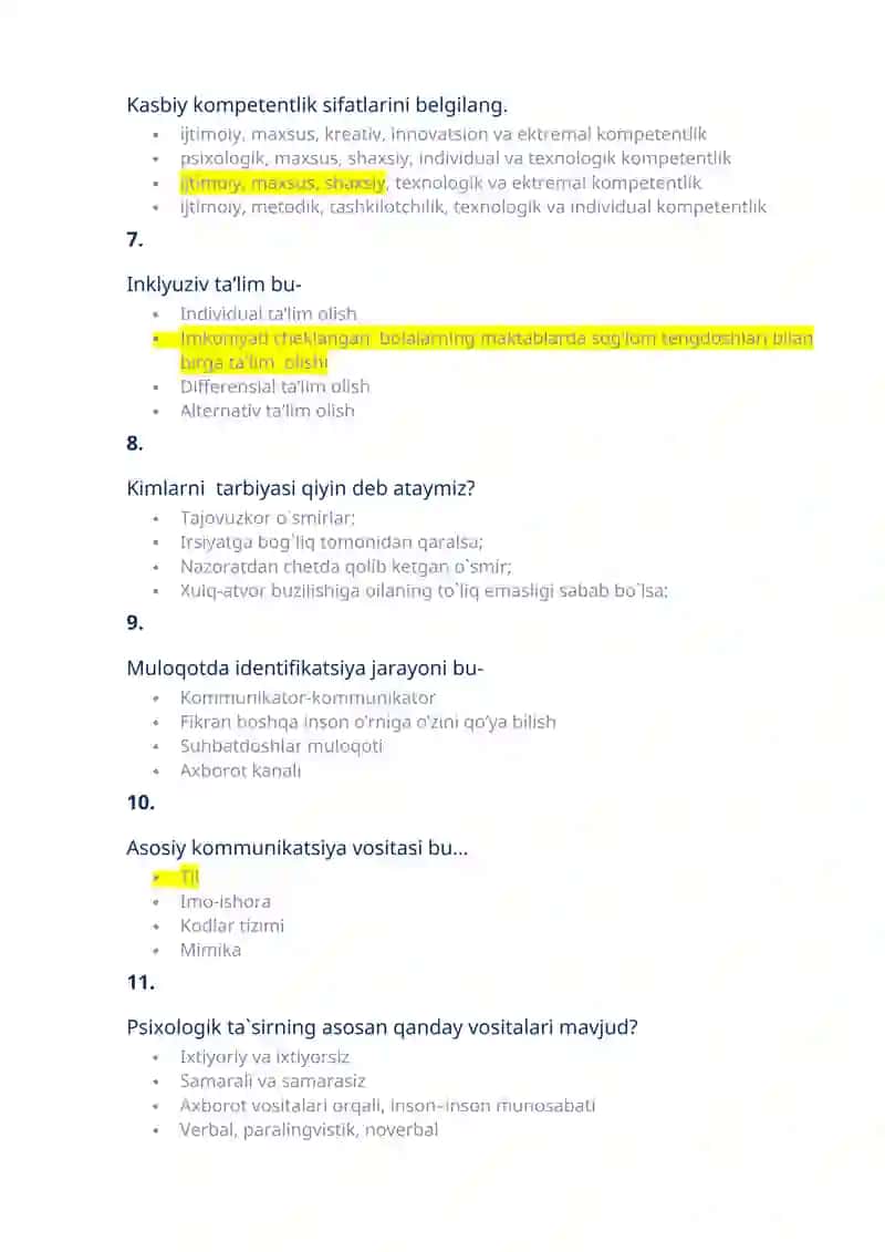 Moodle tizimi 2