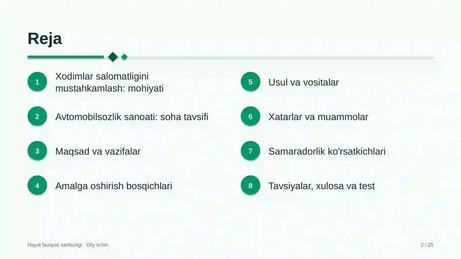 avtomobilsozlik sanoatida xodimlar salomatligini mustahkamlash 9530 2