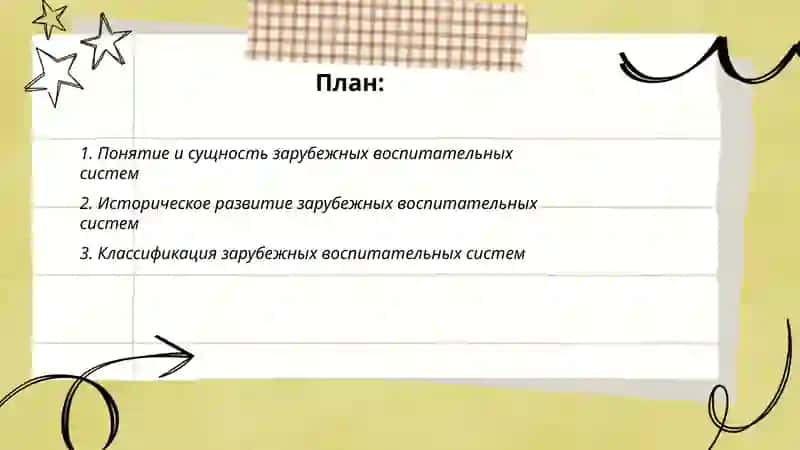 Понятие о зарубежных воспитательных системах 2