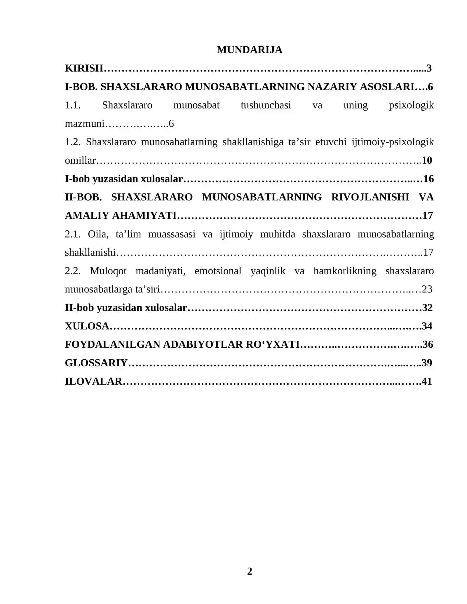 SHAXSLARARO MUNOSABATLARNING SHAKLLANISH OMILLARI 2