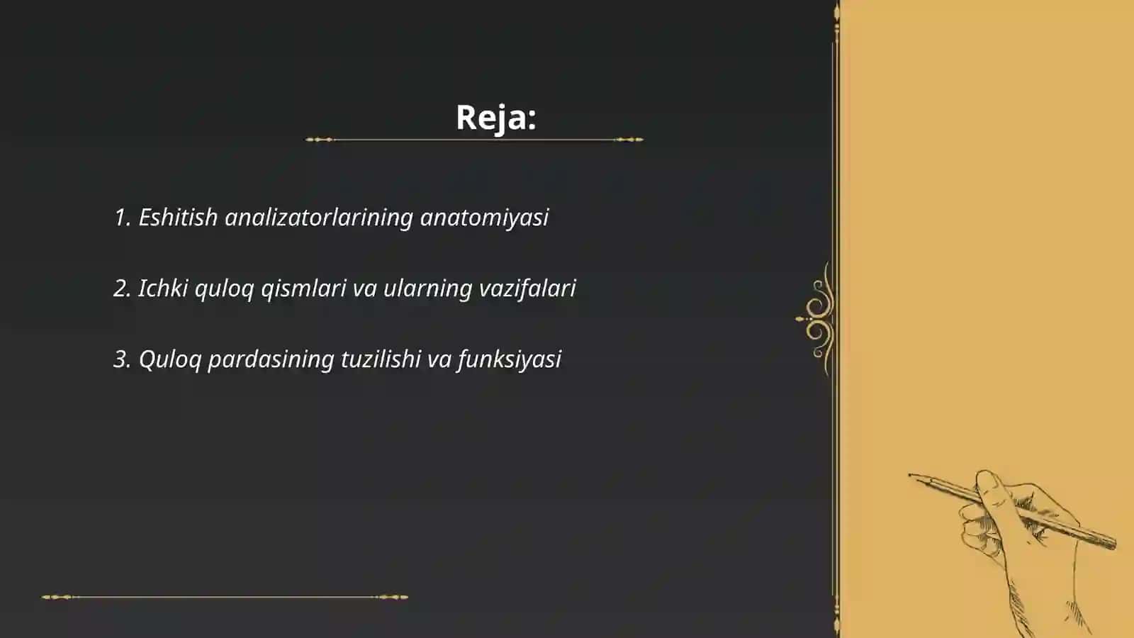 Eshitish analizatorlati anatomiyasi 2