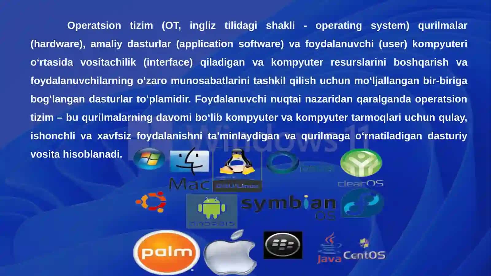 Operatsion tizimlar 2