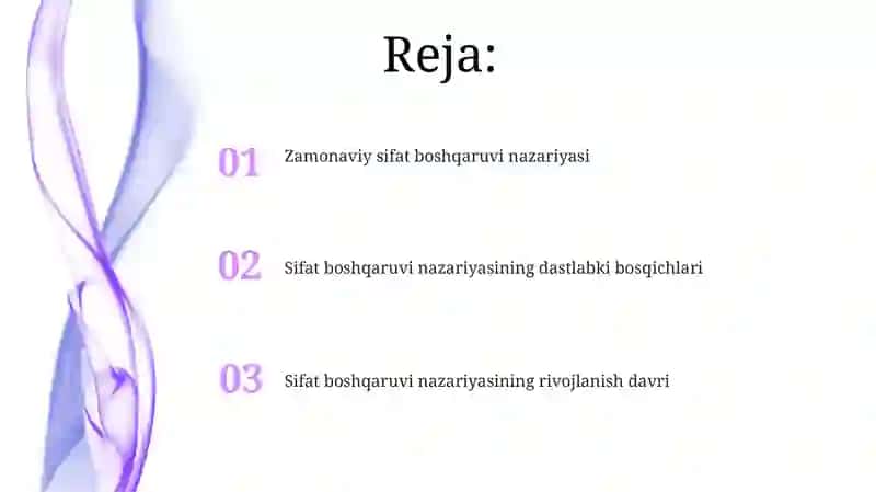 Sifat menejmenti nazariyasining rivojlanish davri 2