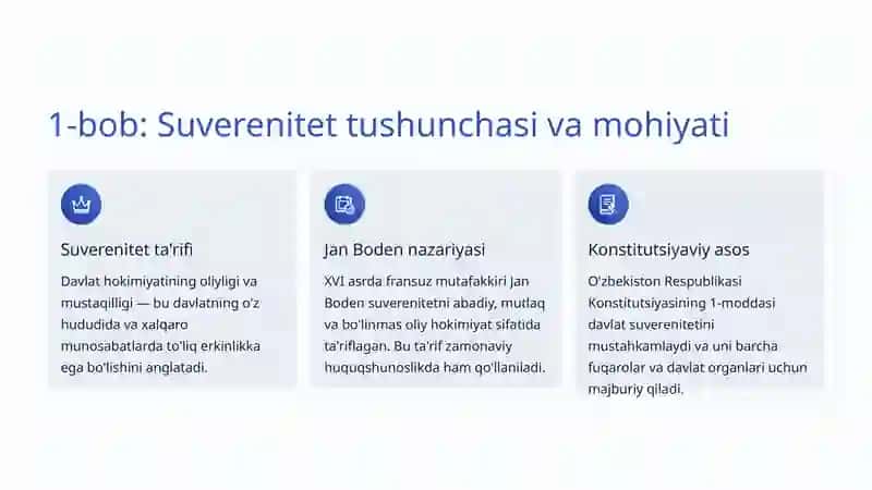 Davlat Suverenitetining Huquqiy Asoslari 2