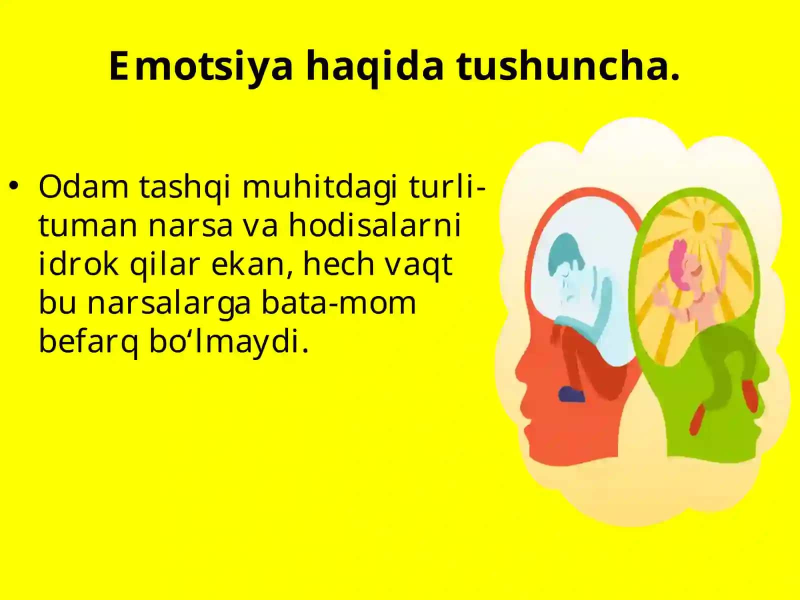 EMOTSIYA VA XISSIYOT 2