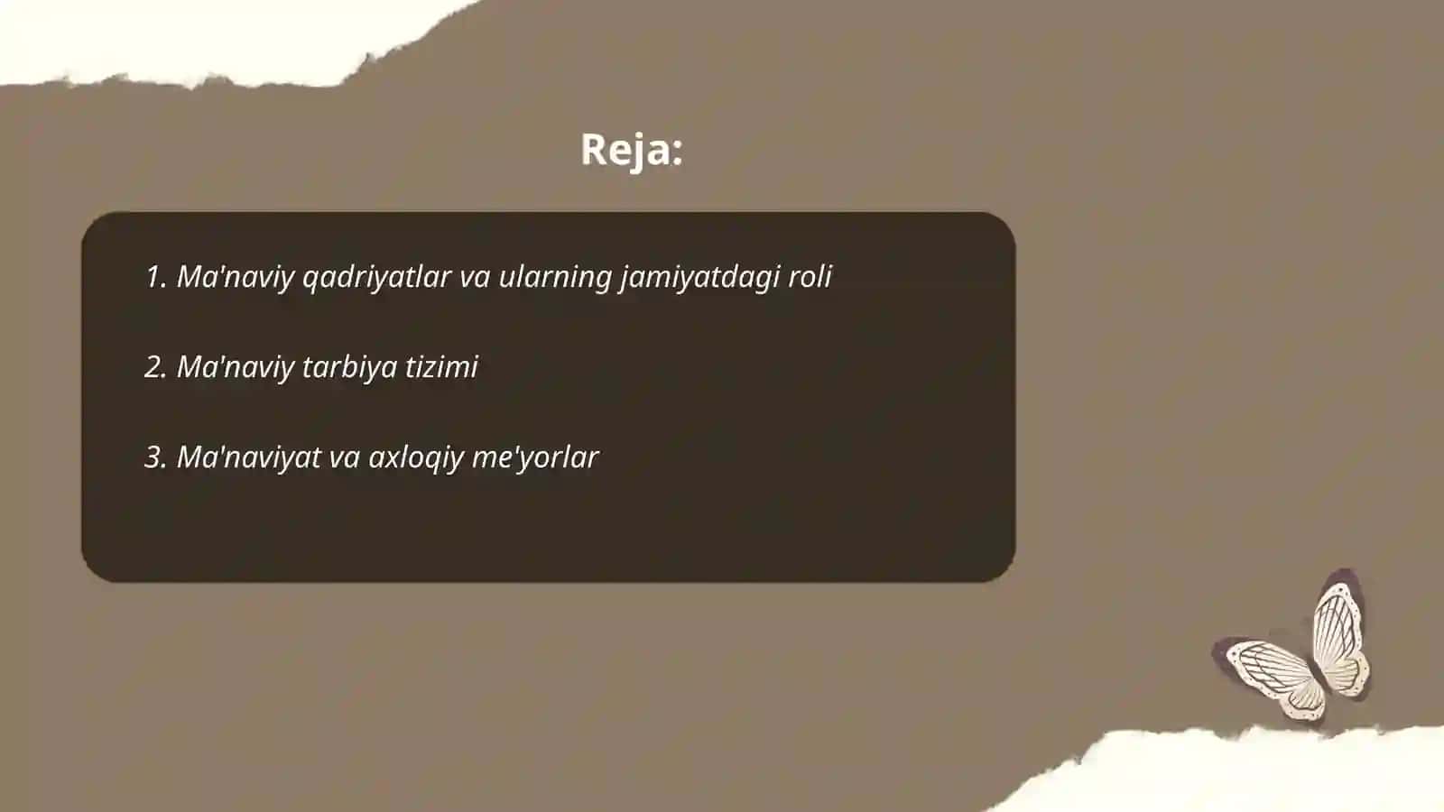 Jamiyatning ma`naviy sohasi 2