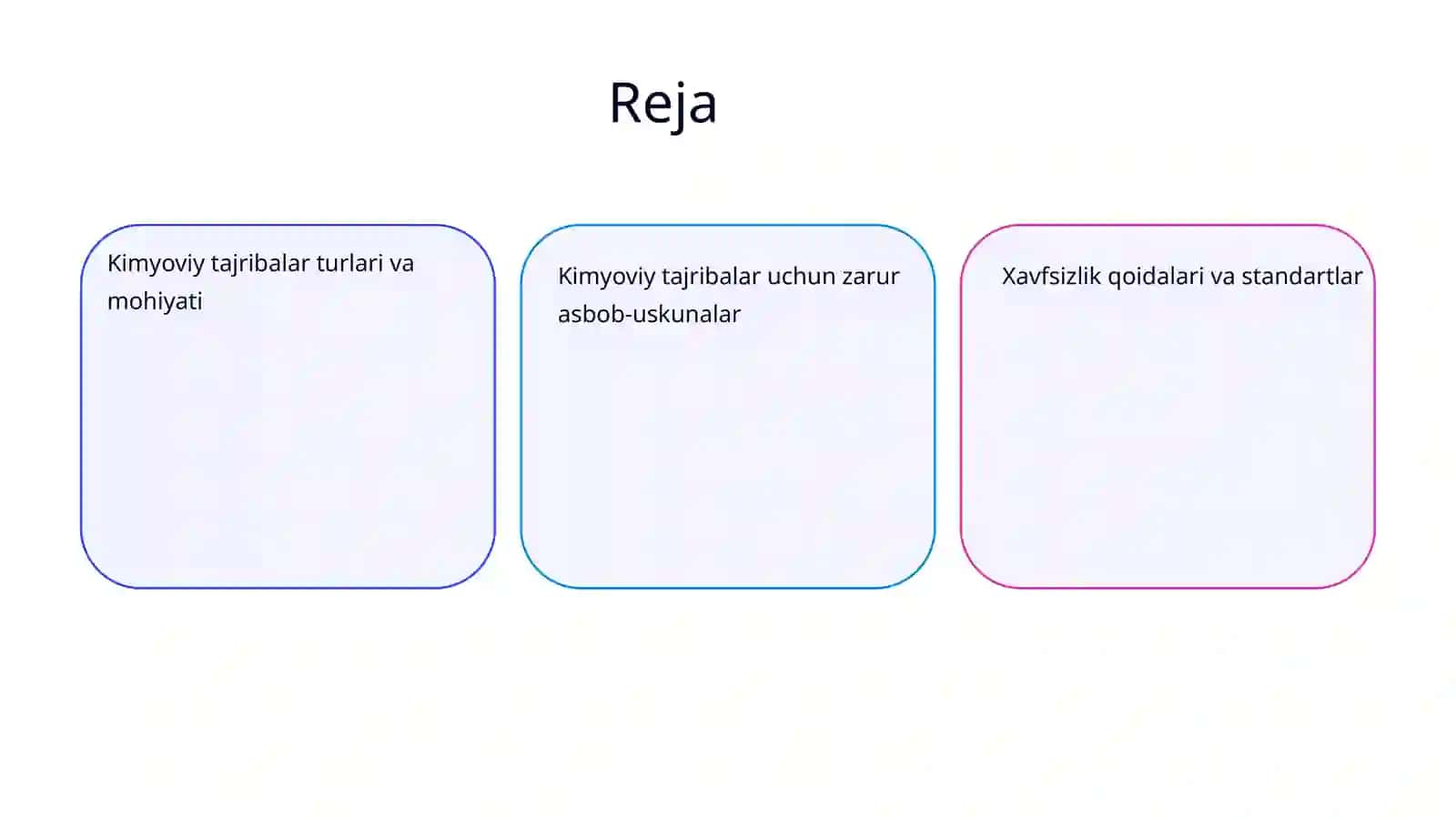 Kimyoviy tajribalarni oʻtkazish texnikasi 2