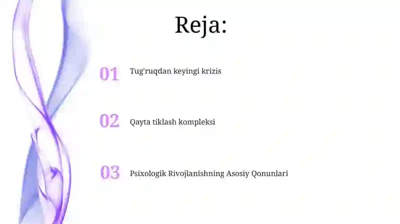 Psixik rivojlanishning asosiy qonuniyatlari 2