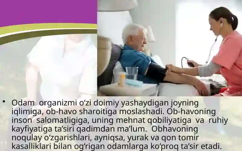 Tashqimuhitomillarining yurak faoliyati va qon bosimi g'a 2