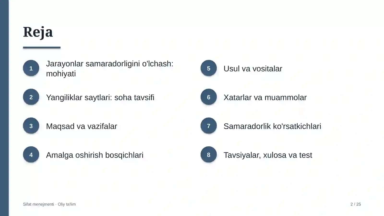 [Yangiliklar saytlarida jarayonlar samaradorligini o'lchash] 2