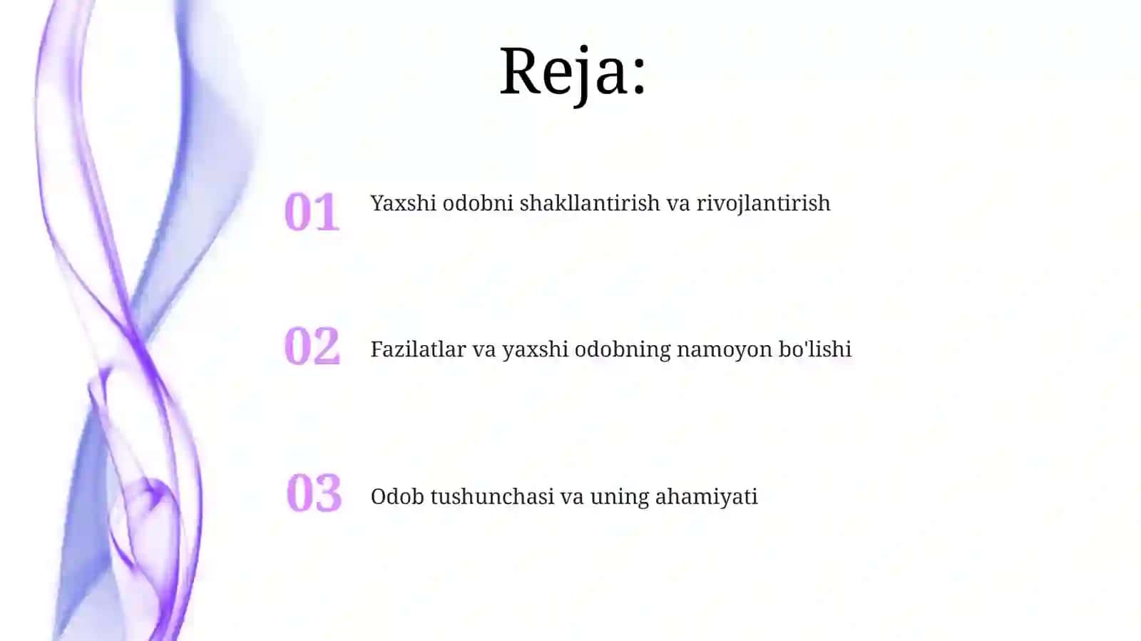 ODOB AXLOQ TUSHUNCHASI FAZILATI 2