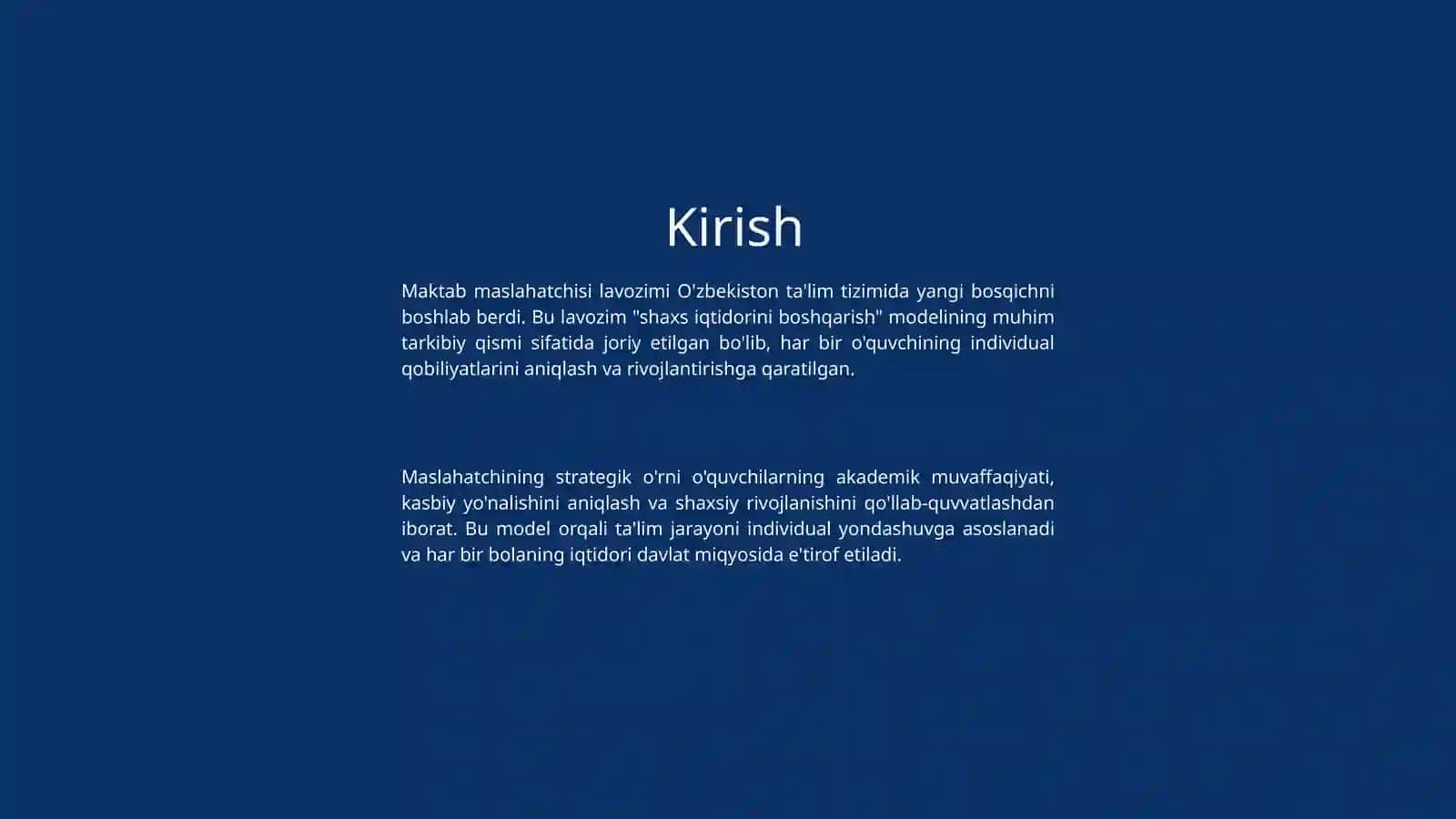 Maktab Maslahatchisi Lavozim majburiyatlari va asosiy vazifalari 2