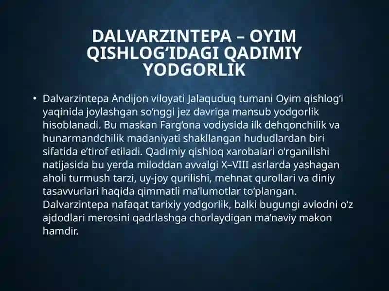 Dalvarzintepa 2