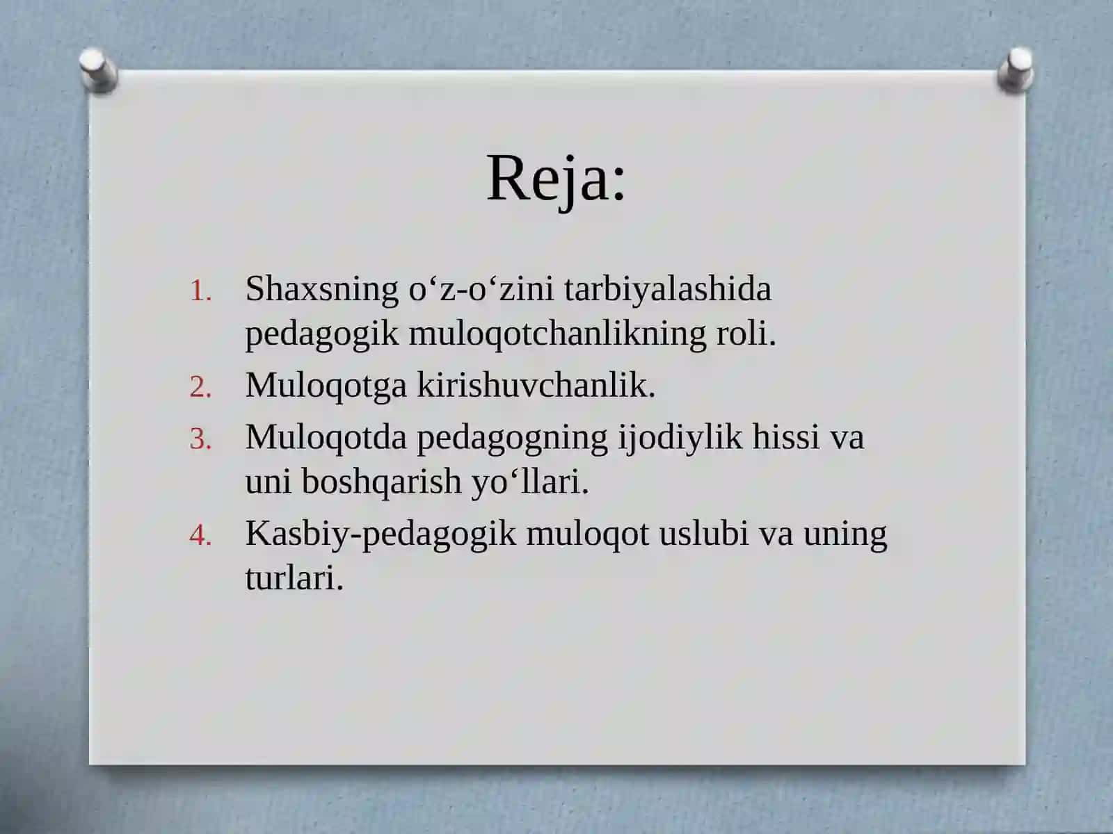 Pedagogik muloqot –ijodiy jarayon sifatida 2