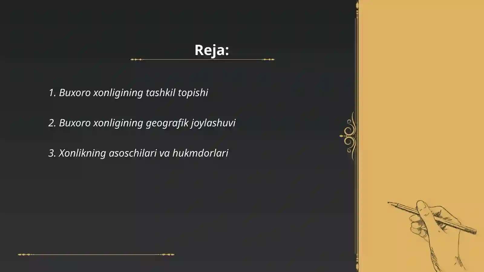Buxoro xonligi tarixi 2