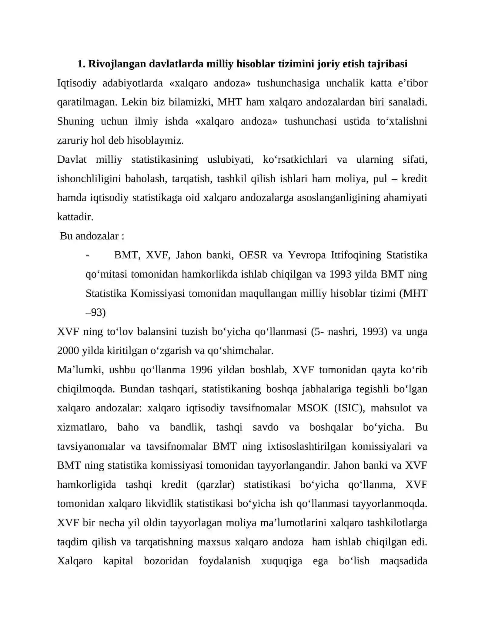 MHT ning xorijiy mamlakatlarda qo‘llanilishi 2